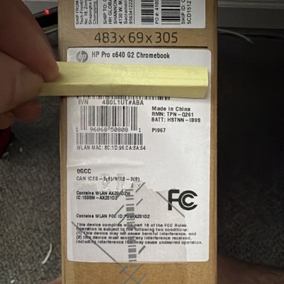  BRAND NEW HP Pro c640 G2 Chromebook Chrome OS 8GB RAM/128GB SSD i5-1145G7