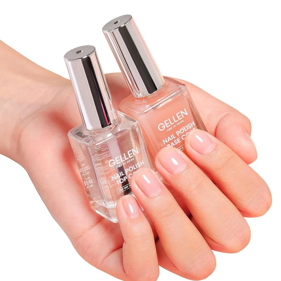 Juego de esmalte de uñas de secado rápido: capa superior, fortalecedor y relleno de cresta - 15 ml Foto 3 de 4