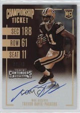 2016 Panini Contenders Rookie RPS Championship Ticket /99 Trevor Davis Auto 0nr3