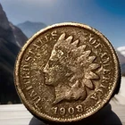 1908 Indian Head Cent Actual Coin Shown - 39