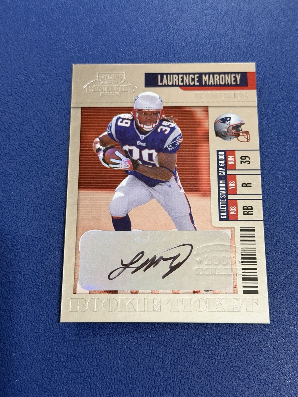 Laurence Maroney Playoff Contenders #119 Autograph