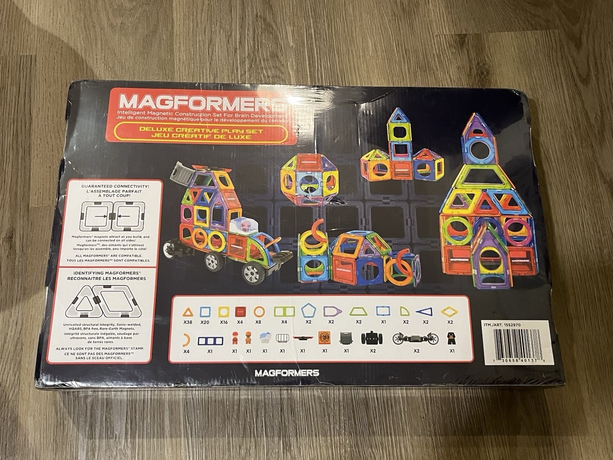 MAGFORMERS正規品126ピース+車輪×2セット Magformers Amazing Wheel Magnetic Construction Building Kit