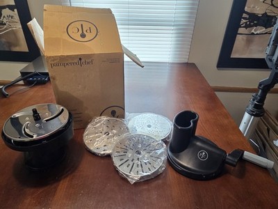 Pampered Chef Multi Grater & Slicer With  4 Blades #1527