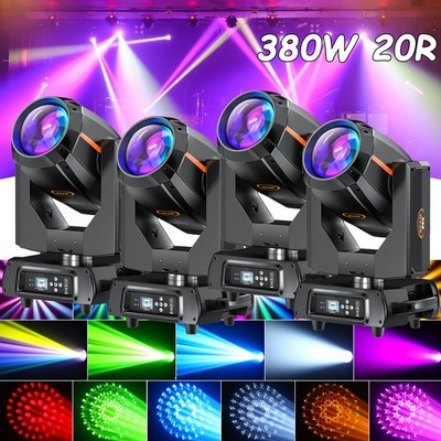 380W RGBW Stage Light Beam Moving Head Light Strobe DMX Lighting DJ Wedding Xmas