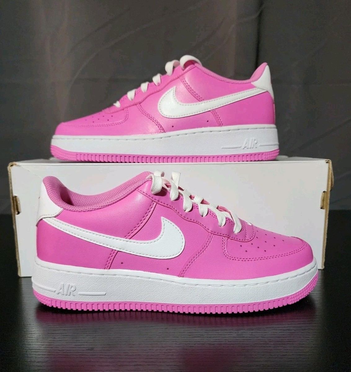 pink and white air force 1 size 5