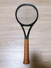 Wilson RF01 Pro Tennis Racket Matte Black Leather Grip