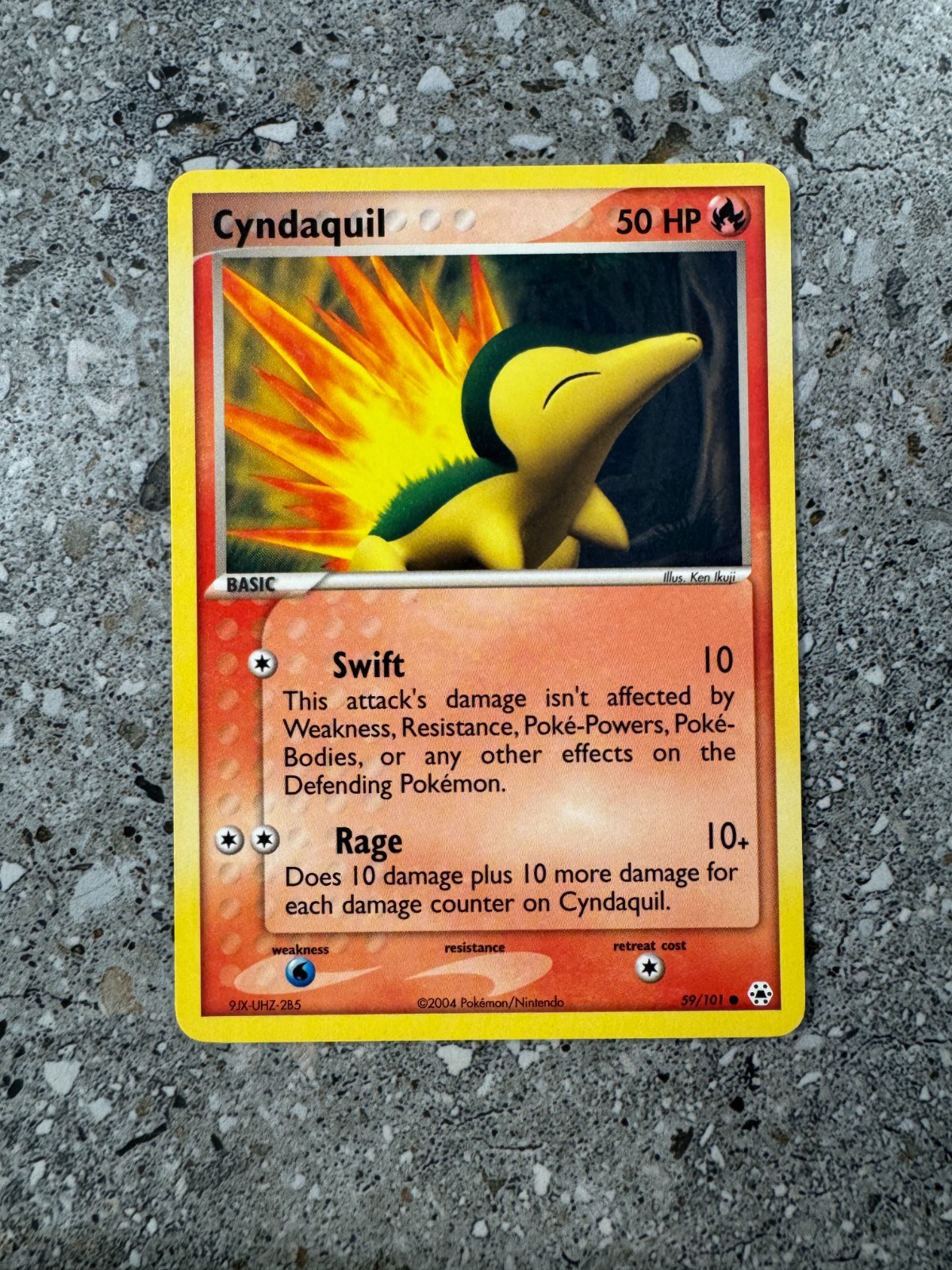 Pokemon TCG Cards Cyndaquil 59/101 Hidden Legends EXC-NM