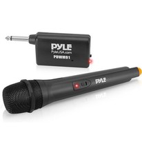 Pyle Portable VHF Wireless Microphone System - Professional Battery Operated Han