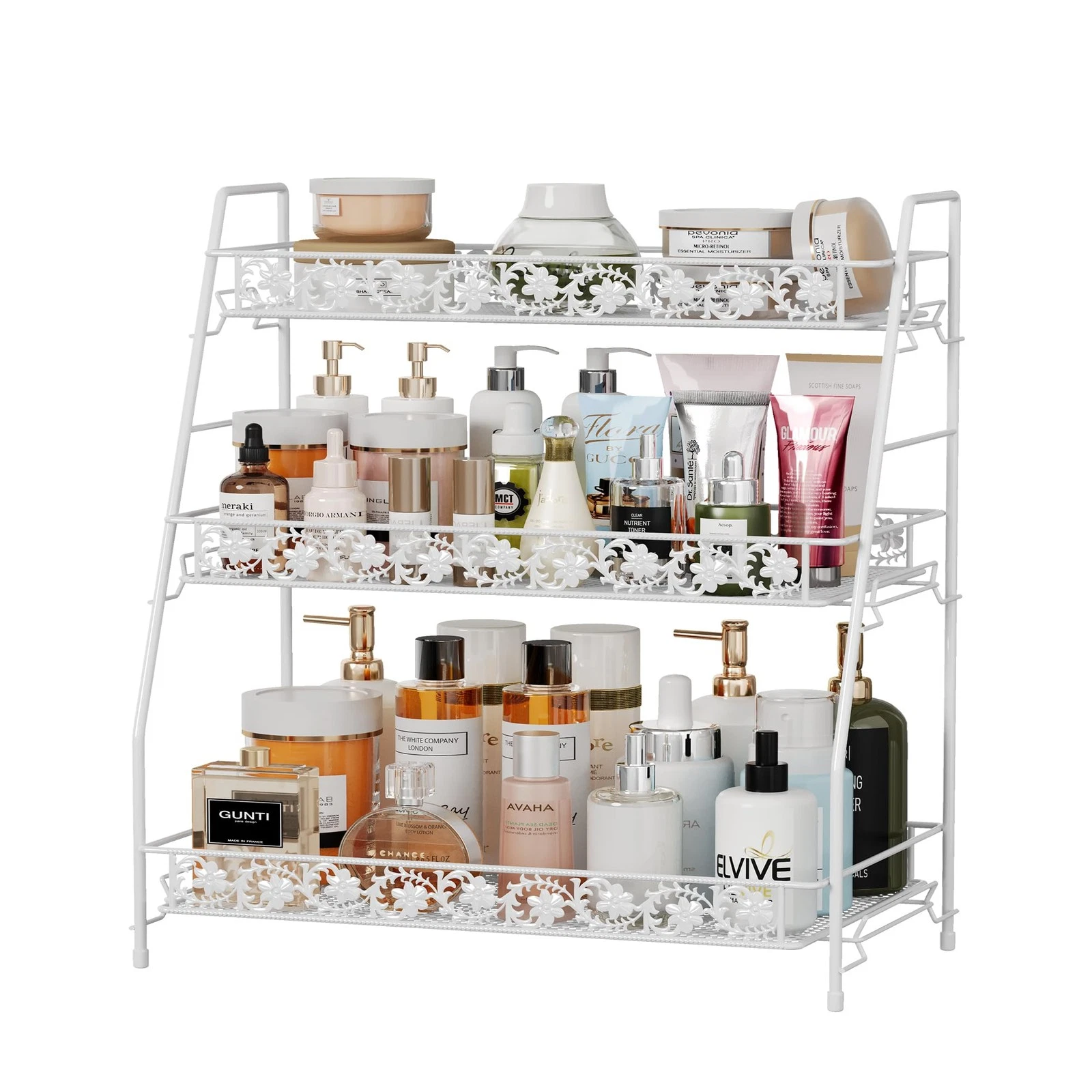 3-Tier Large Size Storage Rack,Counter Organiztion for Bathroom Countertop Or...