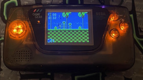 SEGA Game Gear! Recapped! New Smoke Shell! LCD LED USBC Mods!! Works Great!