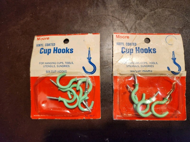 Jadeite Color Green Lot Cup Holder Hooks Lot Original Package