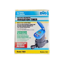 Imagen de DIG RBC 7001 3/4" Single Station Battery Operated Irrigation Controller Timer