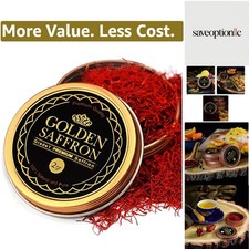 Finest Pure All Red Saffron Threads, Grade A Super Negin, Non-GMO Verified....