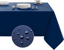 Table Cloth Rectangle Waterproof Spill-Proof Wrinkle-Free Tablecloth Washable,