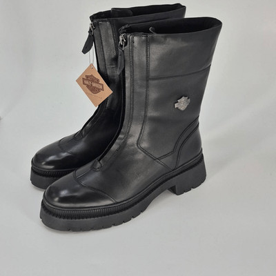 Harley-Davidson Kavan Leather Black Boots Women s Size 10