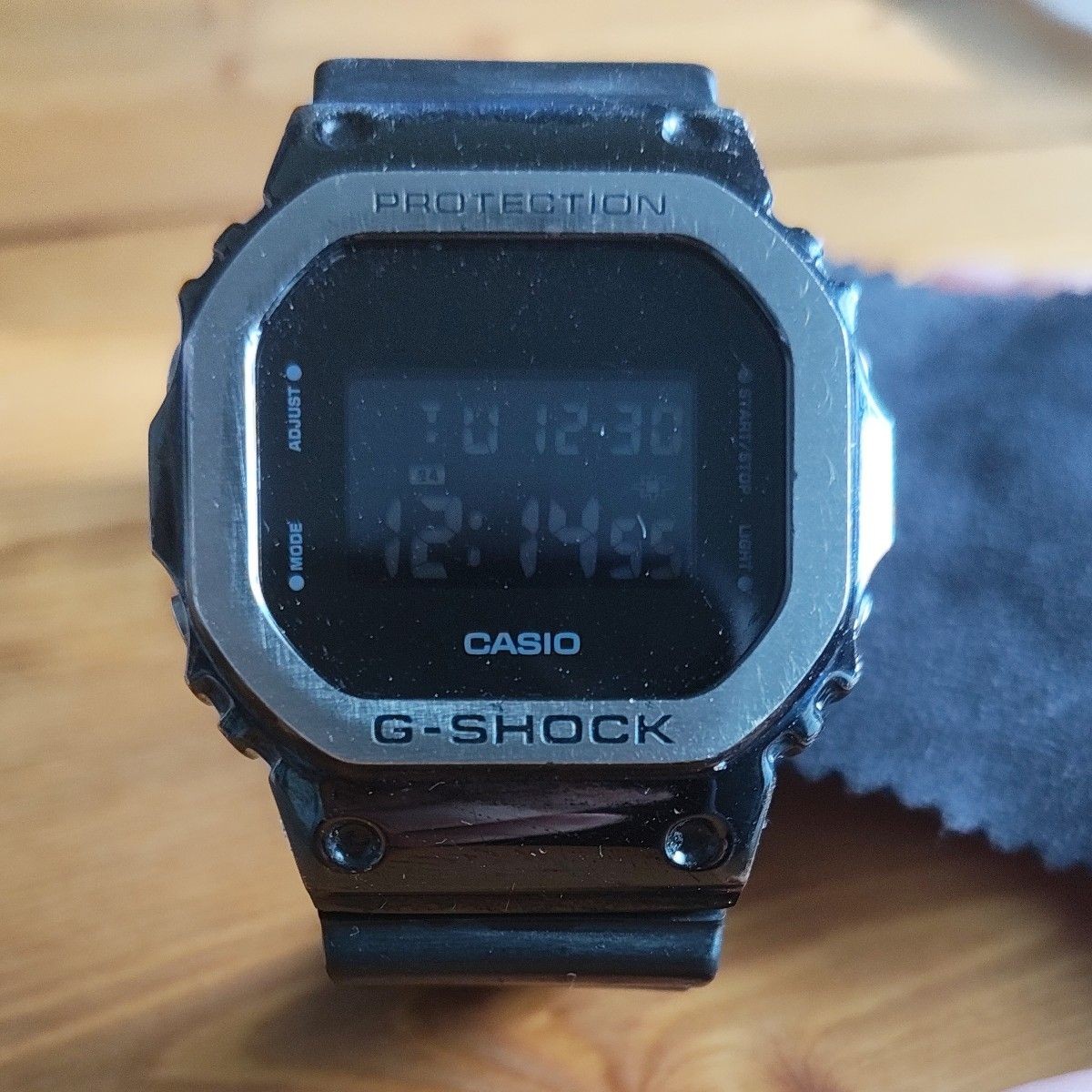 CASIO Quartz Digital Rubber Black/Black GM-5600B