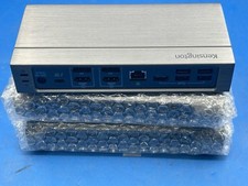 "LOT OF 4" KENSINGTON SD5600T THUNDERBOLT 3 AND USB-C DUAL 4K HYBRID DOCK K34009