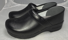 Dansko Leather Clogs Size 9.5-10 EUR 40 Black Shoes