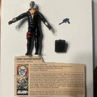 Vintage 1983 G.I. Joe Destro  Action Figure Complete W/ File Card
