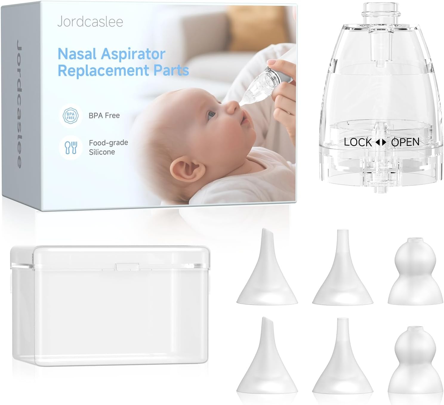 Nasal Aspirator Replacement Parts Compatible with GROWNSY/ X-Bosak / HEYVALUE No