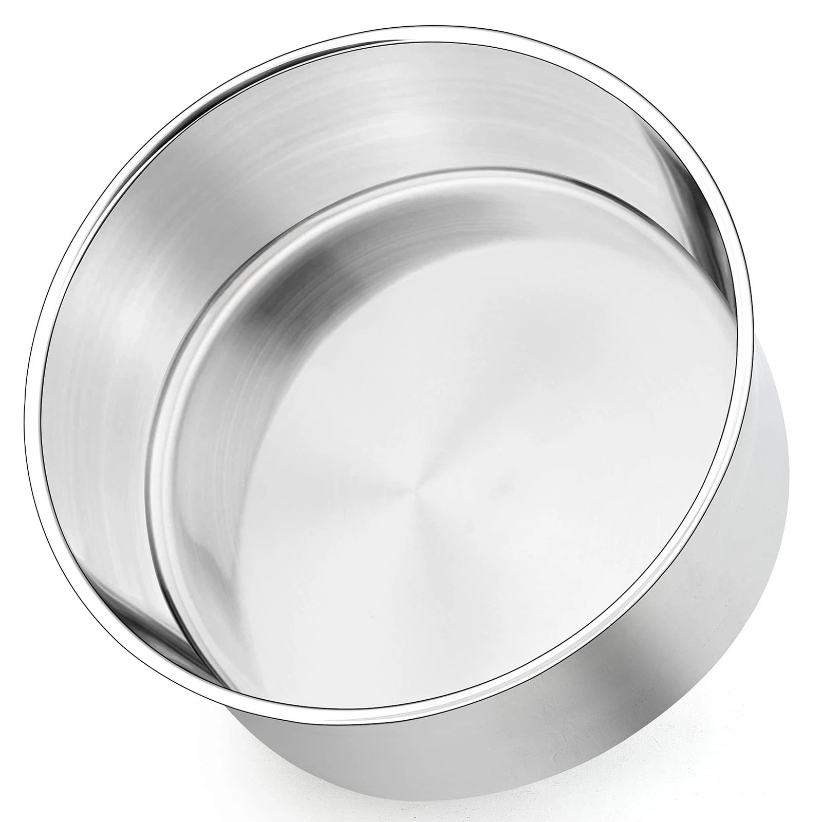 "8 Inch Cake Pan, Stainless Steel Round Baking Pan"