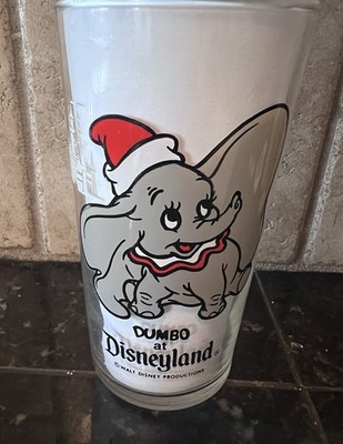 Vintage Disneyland Coca Cola Dumbo Libbey Glass Rare-1970 S