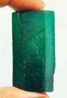 Natural Green Emerald Loose Gemstone Certified 231.04 Ct Pencil Rough A+ Quality