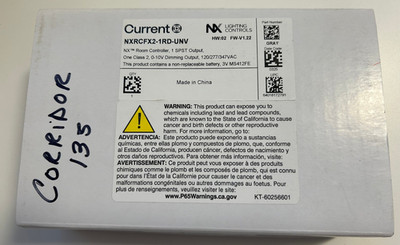 Current - NXRCFX2-1RD-UNV - NX Room Controller - 1 SPST Output - 0-10V Dimming
