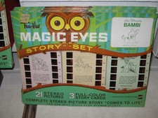 DISNEY Bambi cartoon 1960s Magic Eyes viewmaster MIP unused sealed