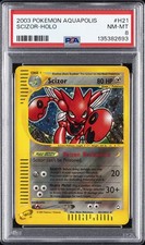 2003 POKEMON AQUAPOLIS #H21 SCIZOR-HOLO PSA 8 on eBay