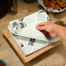 50 sheets of baking paper, tray liners, oil proof paper, commercial oil proof pa
