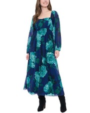 London Times Maxi Dress Women's Blue S
