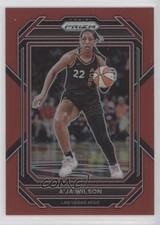 2023 Panini Prizm WNBA Red Prizm /199 A'ja Wilson #25 1pe9