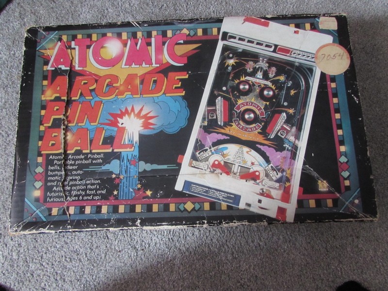 Tomy Atomic Arcade Pinball - Working, with Orignial Box