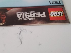 LEGO Prince of Persia: The Fight for the Dagger (7571) INSTRUCTION BOOKLET ONLY