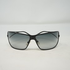 Versace Mod 2040 Vintage Sunglasses Black Metal Frame Gradient Italy