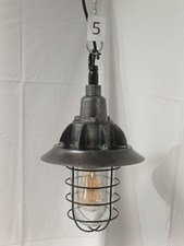 Walsall Gusseisen explosionsgeschützte Mod Pendelleuchte Vintage 50er Jahre #5