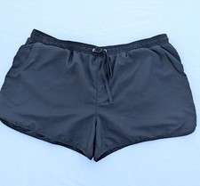 Kona Sol Women's Plus Size XL Mid Rise Short Length Black Swim Boardshort