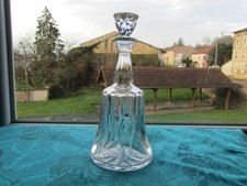 Carafe à porto en cristal de Saint-Louis modèle Camargue signé