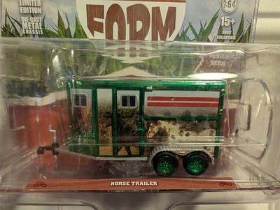 CHASE Horse Trailer  - 2025 Greenlight Down On The Farm Series 11 - Green
