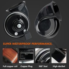 Snail Horn Waterproof Dual Pitch For Lexus Ct Is Es Gs Ls Rx Gx 110-125db