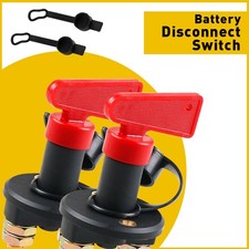 Disconnect Battery Switch Isolator Cut Off Car Power Key Marine Set Boat Of Two