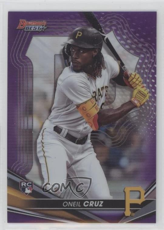2022 Bowman's Best Purple Refractor /250 Oneil Cruz #36