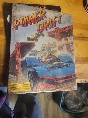 Power Drift by Activision for Commodore 64/128 With Manual 1990 UNTESTED Vintage