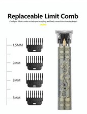Beard Hair Trimmer for Men Professional Cordless Zero Gapped Edgers Clippers