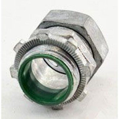 Bridgeport Fittings 251-DCI2, EMT Connector, 3/4In Comp. Conn. Ins. Zinc, 1 PC
