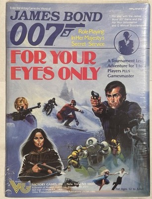Victory James Bond For Your Eyes Only MINT CONDITION ￼
