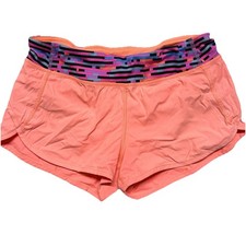 Ivivva by Lululemon Girls Shorts Size 14 Speedy Short Coral Athletic Run Lined