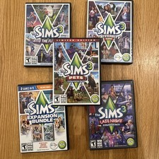 The Sims 3 Variety of 6 PC GAMES/Expansion Packs Windows Mac Computer Game Lot