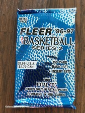 1996-97 Fleer Basketball Single Pack ***Kobe Bryant Rookie???***